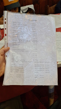 Carte du Ristorante Roma à Pian de' Valli