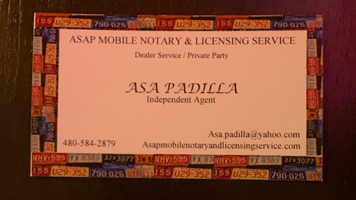 ASAP Mobile Notary and Licensing Service