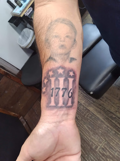 Explore dad and daughter tattoo ideas, creative tattoo ideas in Ocala, available at Beauty in a Canvas Tattoo and Art Gallery