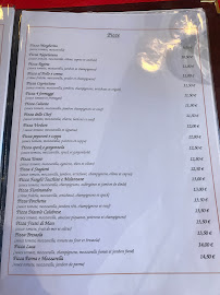 Sapori D'Italia à Paris menu