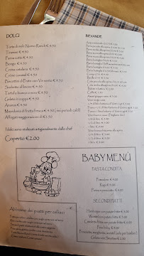 Menu du Nuovo Ranch à Bagno a Ripoli