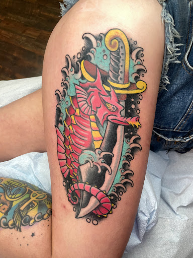 Explore fill in tattoo ideas for guys, creative tattoo ideas in Delmar, available at Resolute Tattoo