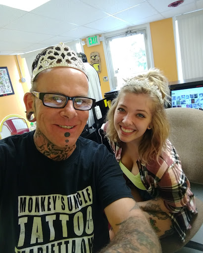 Explore star ideas for tattoos, creative tattoo ideas in Marietta, available at Monkeys Uncle Tattoo