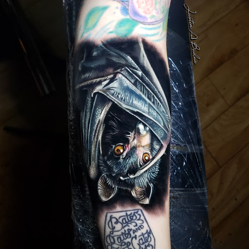 Explore camino de santiago tattoo ideas, creative tattoo ideas in Worcester, available at Studio 31 Tattoo Social Club