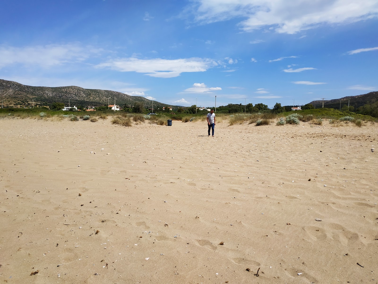 Foto de Legrena Beach com enseadas médias