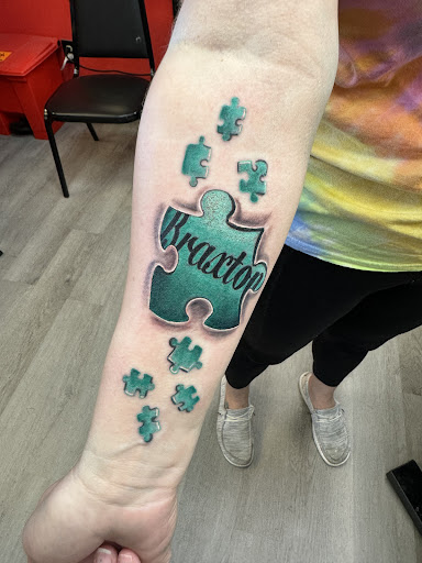 Explore top gun tattoo ideas, creative tattoo ideas in Waynesboro, available at Hessoms Ink