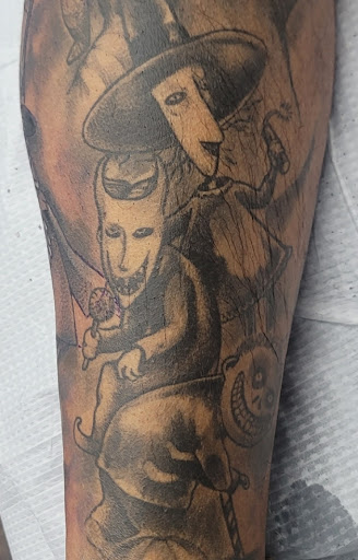 Explore forearm half sleeve cover up tattoo ideas, creative tattoo ideas in East Windsor, available at AAA Tattoo