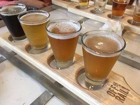 Craft beer at a brewery in Vancouver British Columbia