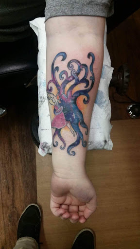 Explore marine corps tattoo ideas, creative tattoo ideas in Fort Worth, available at Lucky Horseshoe Tattoo