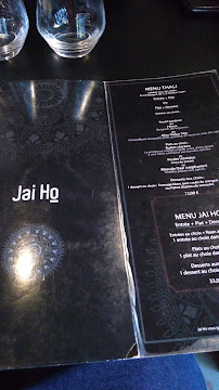 Restaurant JAI HO à Lille menu