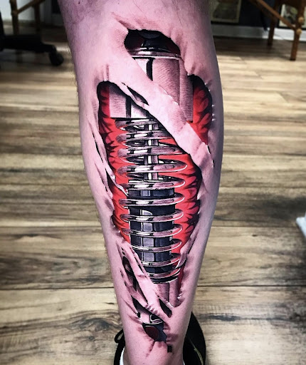 Tattoo Shop «Two Headed Dog Tattoo Studio», reviews and photos, 189 Changebridge Rd #3, Montville, NJ 07045, USA