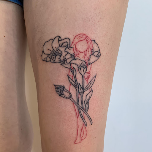Explore la catrina tattoo ideas, creative tattoo ideas in Lufkin, available at Black Spot Tattoo Company