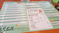 Menu du Le Tuco Plage à Vielle-Saint-Girons