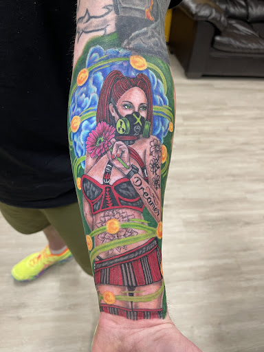 Explore name cover up tattoo ideas female, creative tattoo ideas in Taylor, available at Solid Tattoo LLC