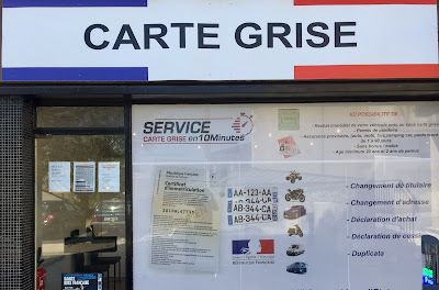 SOS Carte Grise (Habilité par la Préfecture )VOTRE SPECIALISTE DEPUIS 2017.Pas d'accueil télephonique à Joué-lès-Tours