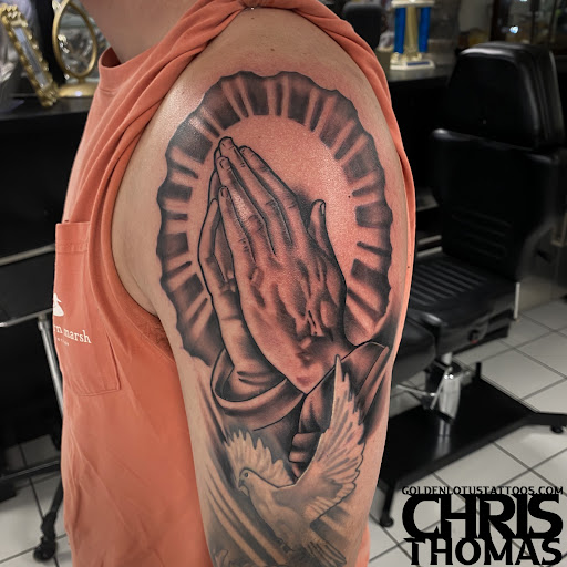 Explore shin tattoo ideas female, creative tattoo ideas in Sherwood, available at Golden Lotus Tattoo Studio