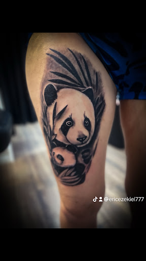 Explore simple leg tattoo ideas, creative tattoo ideas in Gadsden, available at Zekez Inkz Tattoos & Piercings