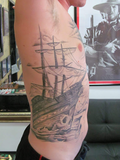 Explore gothic hand tattoo ideas, creative tattoo ideas in Savannah, available at Tatlyfe Studios