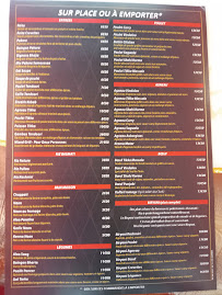 Carte du Restaurant Indien Taj mahal à Bordeaux