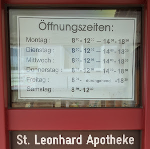 Sankt Leonhard Apotheke Dingolfinger Str. 13, 94333 Geiselhöring, Deutschland