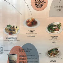 BAO DAO Taiwan Food à Nantes menu