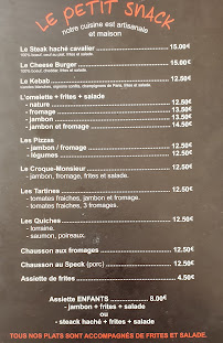 Menu / carte de Restaurant Chez Nino à Roussillon