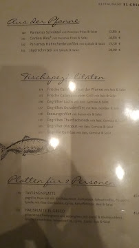 Restaurant El Greco Der Grieche à Wachenheim menu