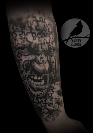 Explore chest cover up tattoos ideas for females, creative tattoo ideas in Nashville, available at RedBird Tattoo