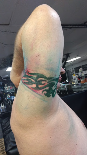 Explore animal sleeve tattoo ideas, creative tattoo ideas in Tallmadge, available at Kustom Culture