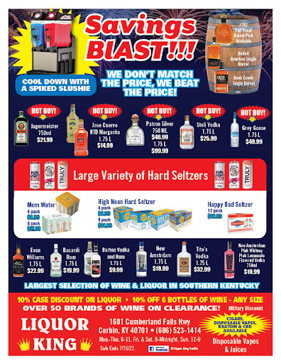 Liquor Store «Liquor King», reviews and photos, 1601 Cumberland Falls Hwy, Corbin, KY 40701, USA