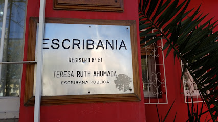 ESCRIBANIA REGISTRO N°51 TERESA RUTH AHUMADA