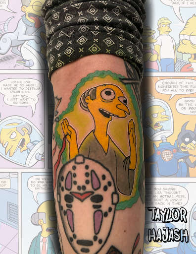 Explore cover up tattoo ideas on shoulder, creative tattoo ideas in Palm Harbor, available at Angry Owl Tattoo and Piercing