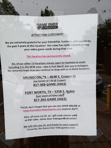Video Game Store «Game Over Videogames», reviews and photos, 3719 Belt Line Rd, Addison, TX 75001, USA