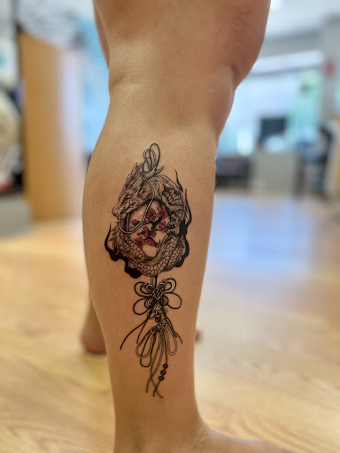 Explore jackalope tattoo ideas, creative tattoo ideas in Menomonie, available at Blue Dragon Tattoo