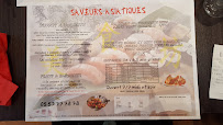 Restaurant asiatique Saveurs Asiatiques à Bègles (la carte)