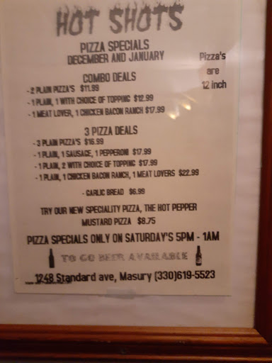 Bar «Hot Shots», reviews and photos, 1248 Standard Ave, Masury, OH 44438, USA