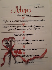 Restaurant Le Grand Cerf à Nonancourt carte