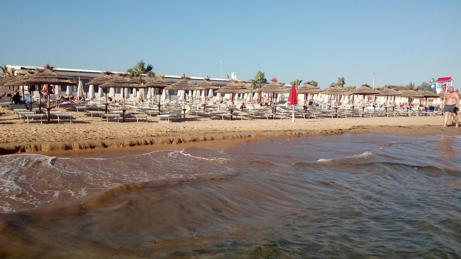St. Maria del Focallo Beach'in fotoğrafı - tatil için iyi evcil hayvan dostu nokta