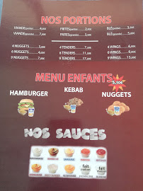 Menu / carte de Kebab Time à Valras-Plage