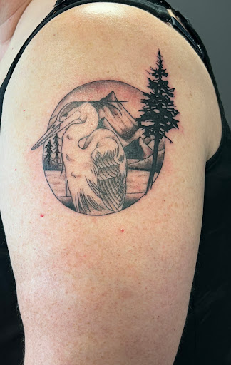 Explore sink or swim tattoo ideas, creative tattoo ideas in Peabody, available at Intricate Ink Tattoo