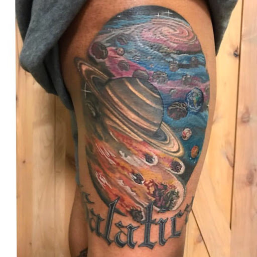 Explore woman face tattoo ideas, creative tattoo ideas in Atlanta, available at Golden Anchor Tattoo