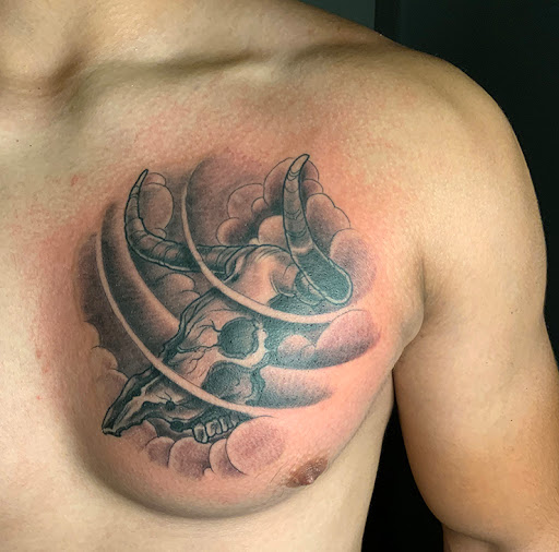Explore side tattoo ideas for men, creative tattoo ideas in Tempe, available at Club Tattoo