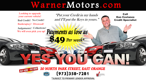 Used Car Dealer «Warner Motors, Inc.», reviews and photos, 20 N Park St, East Orange, NJ 07017, USA