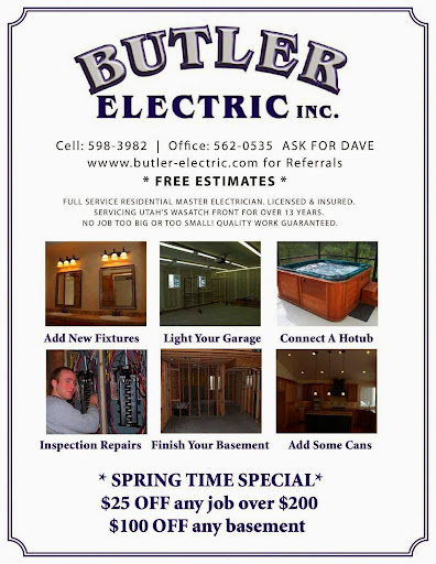 Electrician «Butler Electric Inc.», reviews and photos, 1385 E 8685 S, Sandy, UT 84093, USA