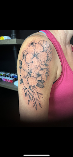 Explore flame tattoo ideas, creative tattoo ideas in Goose Creek, available at Red Kirin Tattoo