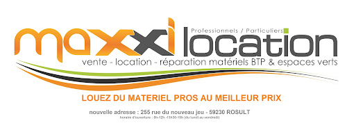 Agence de location de matériel Maxxi Location Rosult