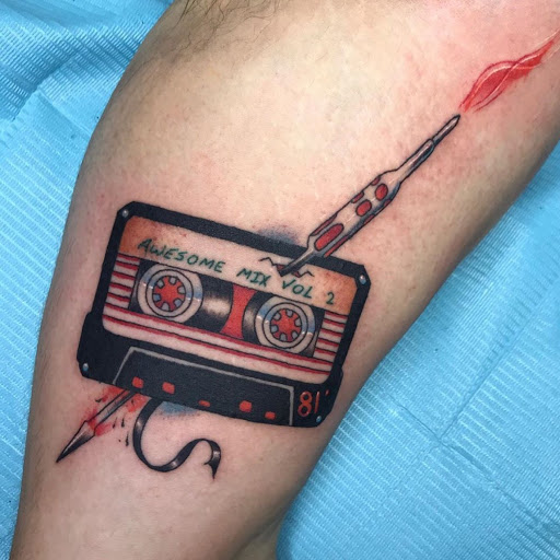 Explore side leg tattoo ideas, creative tattoo ideas in Sanford, available at Hudson & Company Tattoo Studio