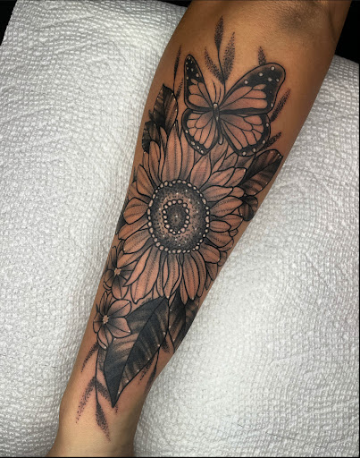 Explore domestic violence tattoo ideas, creative tattoo ideas in Lakeview, available at Backwoods Tattoo Studio