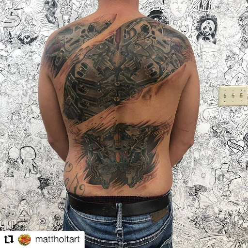 Explore love tattoos ideas, creative tattoo ideas in Rochester, available at Sacred Heart Studios