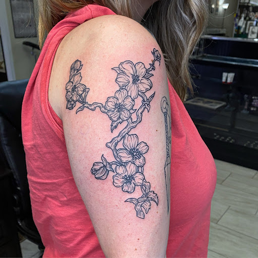 Explore small angel tattoo ideas, creative tattoo ideas in Enfield, available at Exodus Tattoo & Body Piercing, LLC